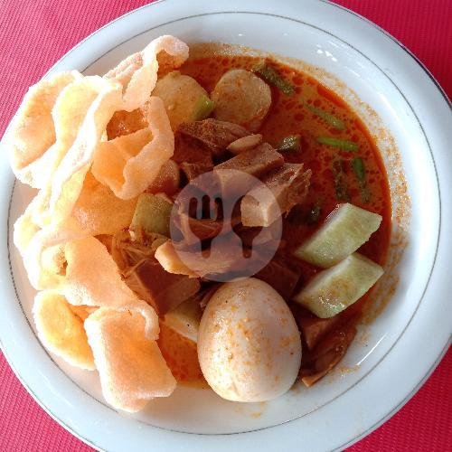 1/2 Porsi Tanpa Telor menu Lontong Padang Pariaman Cipto