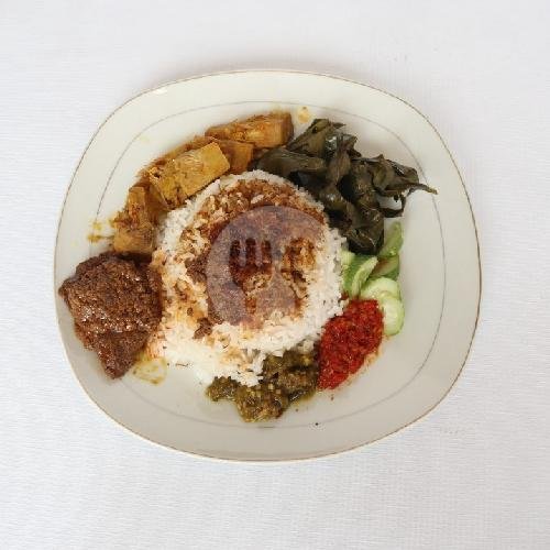 Nasi Rames Ayam Bakar menu RM Padang Cinto Mandeh, Paskal