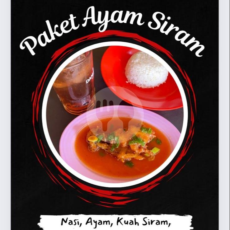 Paket Ayam Siram Lada Hitam menu Waroeng Ayam Siram, Lemahabang