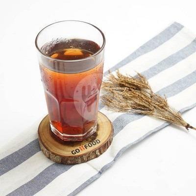 Teh Manis Hangat menu Soto Betawi H Maruf, Matraman