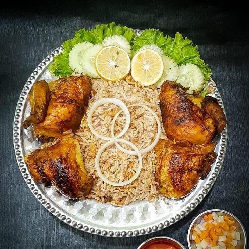 Nampan 3-4 Briani Ayam menu Sahara Roasted Chicken