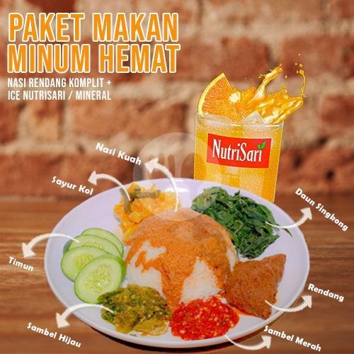 Nasi Ikan Gulai / Ikan Goreng + Ice Nutrisari menu RM Agam Sakato, Pangarang