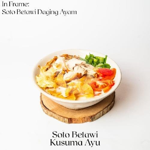 Soto Daging Sapi Kuah Bening menu Soto Betawi Kusuma Ayu, Kedoya