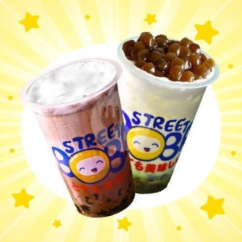 Hokkaido Choco + Nara Miruku Ban menu Street Boba, Rawamangun