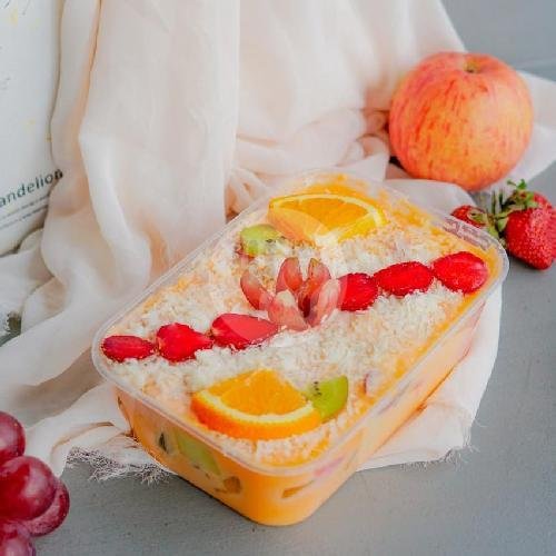 Es Coklat Cocol menu Salad Buah Nanda, Banjarsari