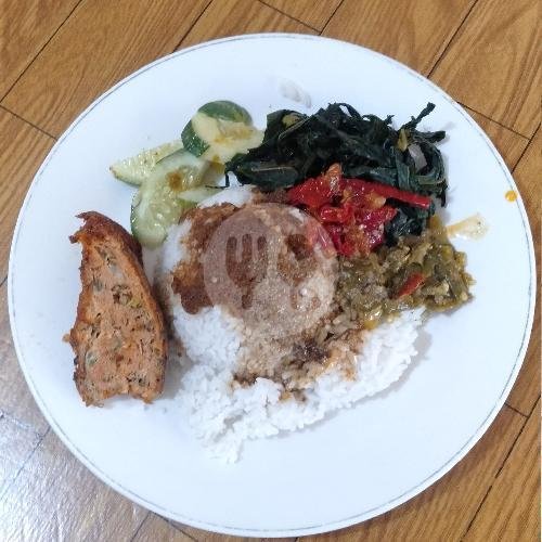 Nasi Telor Gulai + Sayur Komplit menu RM Padang Pincuran - Sampangan