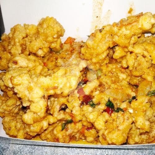 Cumi Goreng Tepung menu Rumah Makan Seafood 99, Condet Raya
