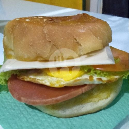 Ciken Naget Burger menu Burger Rifki, Ranca Sabir
