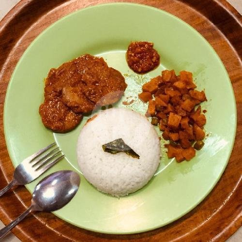 Paket Nasi Telur menu Kantin 159, Jalan Caringin