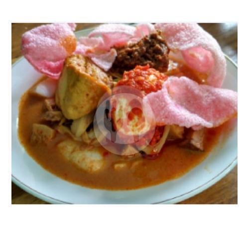 Ketupat Sayur (Tahu + Telor) menu Ketupat Sayur Dan Sate Padang Uni Eva, Taman Meruya Ilir