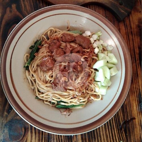 Mie Ayam Goreng menu Mie Ayam Bakso Najah, Seyegan