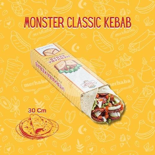 Monster Cheesy Kebab menu Merhaba Kebab Turki, Lebak Gede