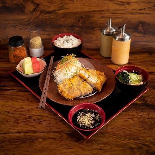 Cheese Chicken Katsu Set menu Katsyu, Taman Jajan Bintaro Jaya