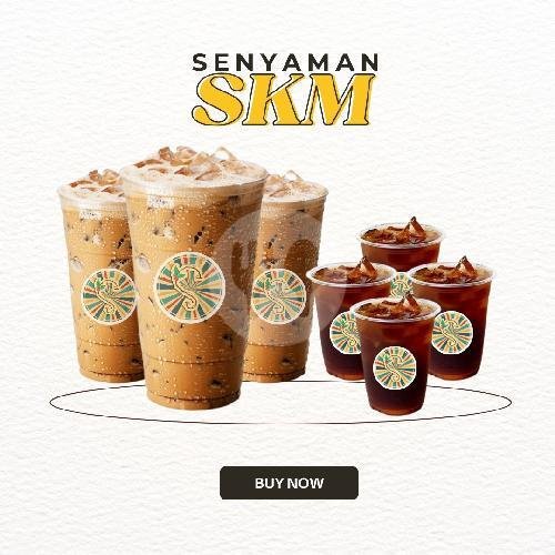 Senyaman Ice Black Coffee 5 Large menu Senyaman Kopi, Pondok Gede