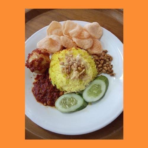 Paket Nasi Kuning C menu Wasap Warung Sarapan, Cihanjuang