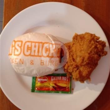 Paket B ( Nasi + Dada/Paha Atas Crispy) menu Win s Chicken (Chicken n Burger), Monginsidi