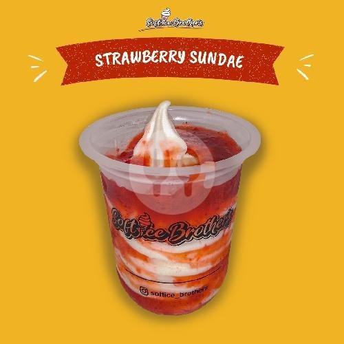 Ketan Hitam Sundae menu Soft Ice Brothers, Lawang