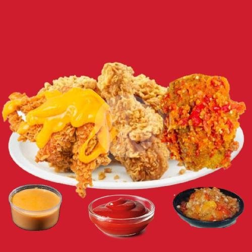 Chick-Skin Crackling menu XRP Chicken, Deplatte