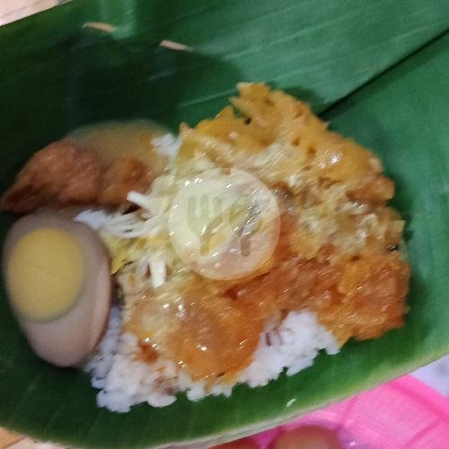 Nasi Ayam Telor 1/2 menu Nasi Ayam Bu Wido, Melati Selatan