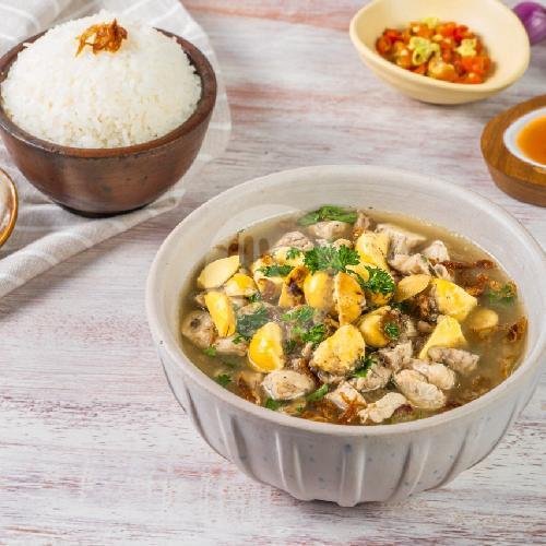 Nasi Sop Pisah Ampela Ati menu Sop Ayam Pak Miin Klaten, Tebet