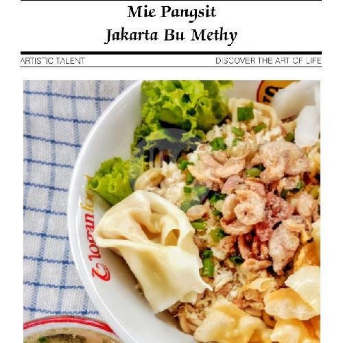 Mie pangsit jakarta menu Mie Pangsit Jakarta Bu Mety, Buduran