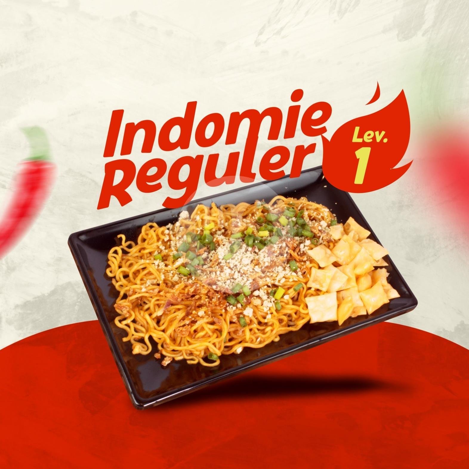 Indomie Original Level 1 menu Steak dan Mie Level Pedas, Kebonagung