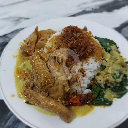 Nasi Rendang menu Masakan Padang Roda Baru 99, Puntodewo