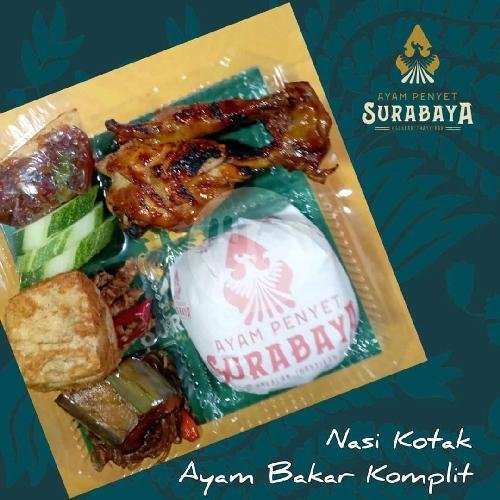 Naskot Ayam Potong Bakar menu Ayam Penyet Surabaya, Tegal