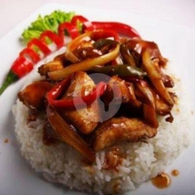 Nasi Goreng Sosis Ayam menu Rice Box, Tenggilis Square