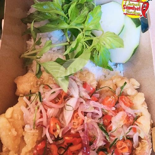 Nasi Ayam Geprek Spesial menu Oemah SambeL Surabaya, Sukomanunggal