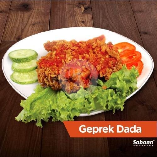 Paha Atas Geprek menu Sabana Fried Chicken Kebon Baru Tebet, Tebet