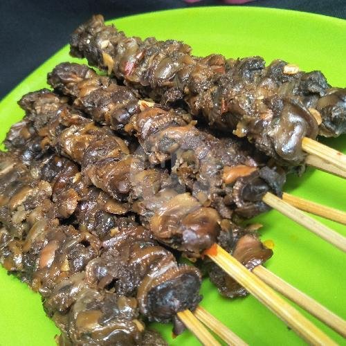 Sate Kikil (sate Cecek) menu Warung Es Degan & Lontong Balap Mbak Ratih, Nginden Semolo