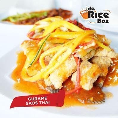 Udang menu Rice Box, Tenggilis Square