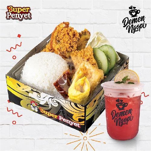 Promo Spesial Super Penyet x Demen Ngopi 4 menu Super Penyet, Ngaliyan Semarang