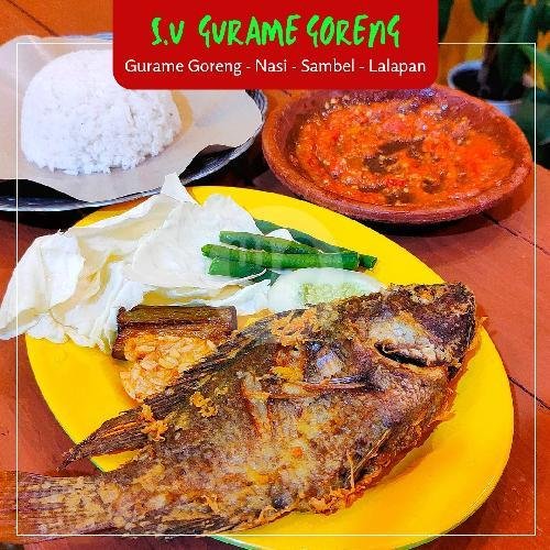 S.U Gurame Bakar menu Sambel Ucek Jember