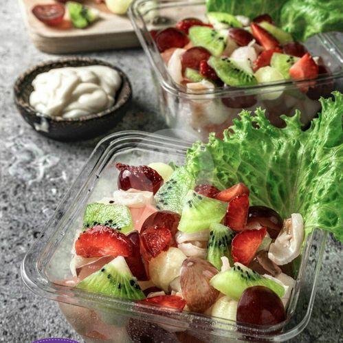 Salad Buah Couple Yogurt Strawberry menu Gosyen Salad, Kedungmundu