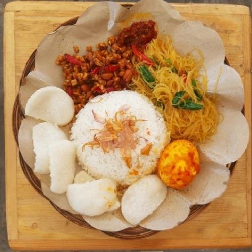 Nasi Uduk Polos menu Dapur Ummi, Johar Baru