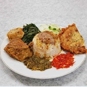 Nasi Ayam Lado Hijau menu Padang Ar-Razzaaq, Gowok