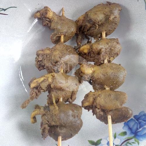 Sate Telur menu Bubur Ayam Boga Rasa Pak Bewok, Jagakarsa