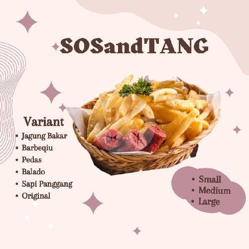 SOSandTANG Box BALADO Medium menu King Coklat Delvino, Rawamangun