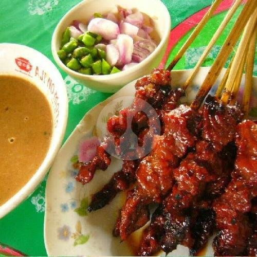 Sate Sapi Bumbu Kecap menu Sate Ayam Madura Cak Yadi, Cukangkawung