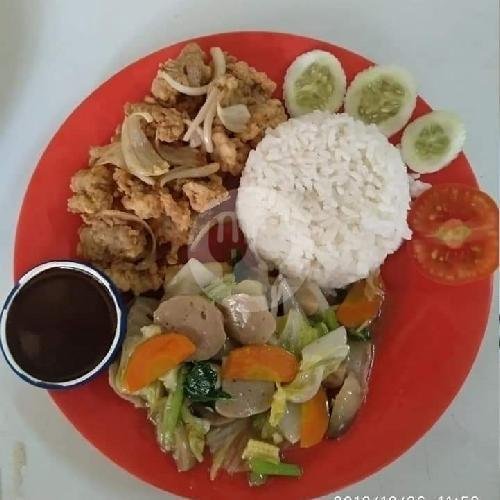 Rujak Jambu Kristal Pedes Super menu Raffa Chinese Food, Sukun