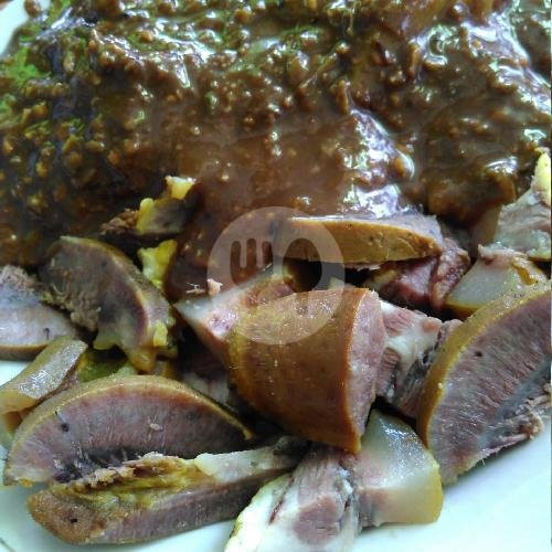 Rujak Cingur ++ Cingur menu Rujak Sulfat Mbak Win, Blimbing
