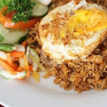 Nasi Goreng Sosis menu Kedai Mas Re Spesialis Nasi Goreng, Karang Pilang
