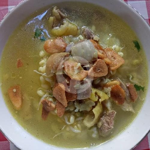Soto Kudus Ayam Kampung Pakai Nasi menu Soto Kudus Pak Oent Cebongan, Mlati