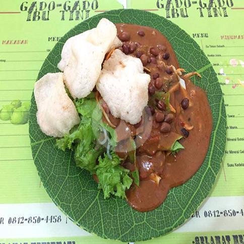 Telur Asin menu Gado Gado Ibu Tini Meruya, Meruya Utara