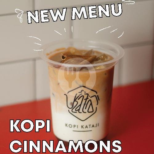 Charcoal Latte menu Kopi Kataji, Antapani