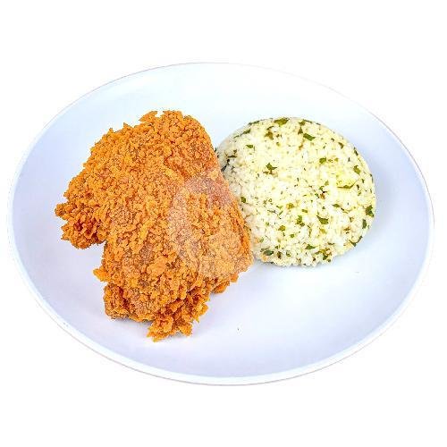 Nasi Kailan Geprek menu PAPOY CHICKEN, Jl. Babakan Muncang