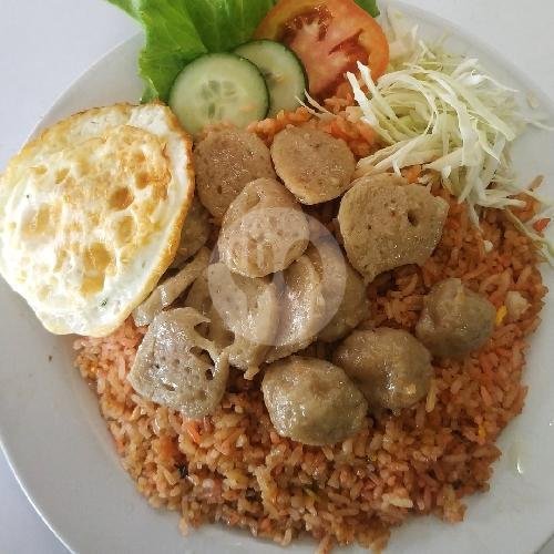 Nasgor Ati Ampela / Ayam Suwir + Kerupuk + ,Teh Manisl menu Warung Makan Bu Ita Pandega, Rusunawa Mranggen
