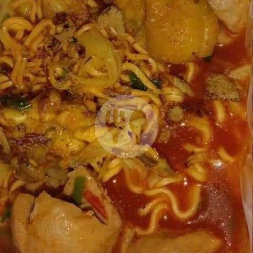 Seblak Tulang + Telor menu Seblak Dan Pisang Keju Mamah Ali, Terusan Suryani